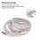 Cordon en strass 6 mm couleur AB, 1 pièce cristal 3