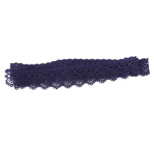 Nastro di pizzo viola con motivo squisito 10yds 2cm fai-da-te