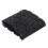 Nastro di pizzo 10 yard 6 cm di larghezza nylon nero 16