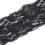 Nastro di pizzo 10 yard 6 cm di larghezza nylon nero 3