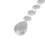 Perline acriliche per lampade, 10 pezzi, 16 cm / 6,3 in, trasparenti 5