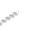 Perline acriliche per lampade, 10 pezzi, 16 cm / 6,3 in, trasparenti 8