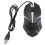 Mouse cablato USB M3 con retroilluminazione, nero, ergonomico 2