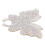 Adesivo con strass a forma di farfalla, colore AB, 2 pezzi 9