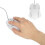 Souris USB filaire rétroéclairée M3 - Blanc, Ergonomique 4