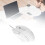 Souris USB filaire rétroéclairée M3 - Blanc, Ergonomique 15