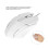 Souris USB filaire rétroéclairée M3 - Blanc, Ergonomique 7
