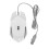 Souris USB filaire rétroéclairée M3 - Blanc, Ergonomique 10