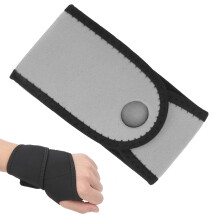 Bracelet de poignet sportif Nylon+SBR 25 g/0,9 oz Noir/Gris