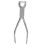 Pinza a molla, acciaio inossidabile, 14,5 cm/5,7 in 10