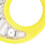 SY95 Tamburello a mano in ABS, 16.5x16.5x2 cm 6