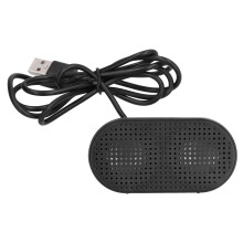 USB 2x3W Haut-parleur de bureau 8.5x3.2x4.2cm ABS