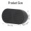 USB 2x3W Haut-parleur de bureau 8.5x3.2x4.2cm ABS 9