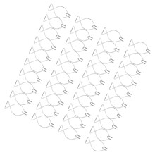 Clip da soffitto F2, ritorno automatico, 5,8 x 3 x 1,7 cm, galvanizzato.