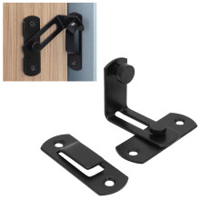 Serratura per porta da fienile in stile americano, acciaio al carbonio, 3,5oz