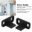 Guida per pavimenti in plastica 4,5x1,8x1,5 cm, 0,7 oz 9