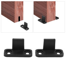 Guide au sol pour porte de grange en plastique 4,5 1,8 1,5 cm