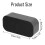 Mini enceinte USB 12.6x4.3x6cm 2x3W Carte intégrée 8