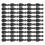 Perles connectrices pour carpe, ABS, noir, taille grande 14