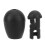 Perles connectrices pour carpe, ABS, noir, taille grande 7
