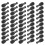 Perles connectrices pour carpe, ABS, noir, taille grande 1