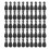 Perles connectrices pour carpe, ABS, noir, taille grande 2