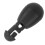 Perles connectrices pour carpe, ABS, noir, taille grande 4