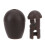 Perline in ABS Fermacarpa Connettore Marrone Grande 4
