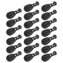 Perles en ABS Carp Match Stopper Connecteur Noir Petit