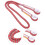 Longe d'escalade en polyamide 80 cm rouge 22 kN 7