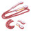 Longe d'escalade en polyamide 80 cm rouge 22 kN 1