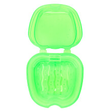 Contenitore per ammollo delle dentiere in ABS verde con cestello filtrante