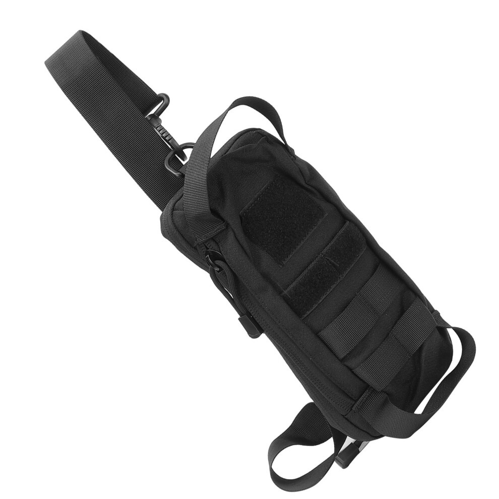 MultiFunctional Military DualPurpose Chest Waist Bag Nylon Material Waterproof Bag(Black )-image-OPC-PHVZ8TM-NEW