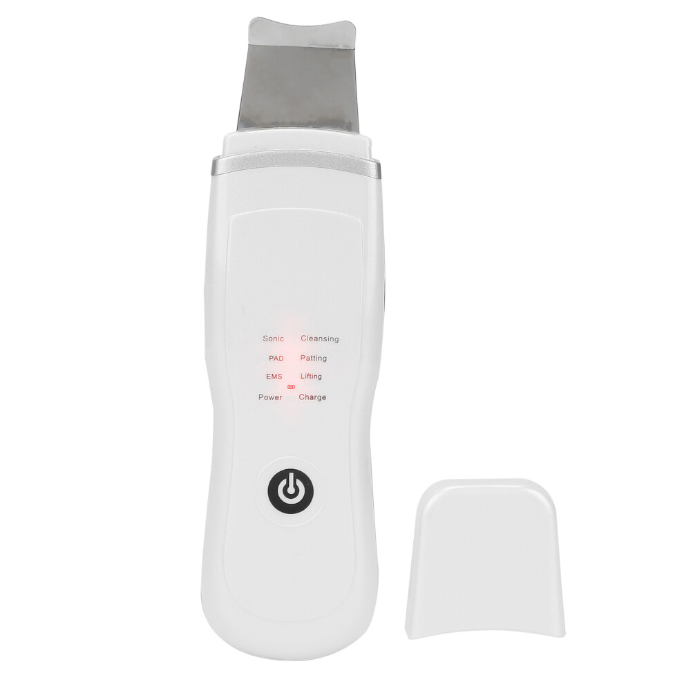 Ultrasonic Skin Scrubber Spatula Blackhead Remover Pore Cleaner Face Scraper Cleaning Machine