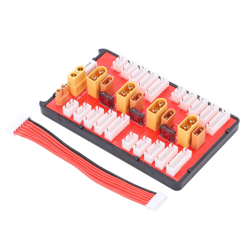 Scheda di ricarica 2-in-1 XT60+XT30, 4 LiPo 2-8S 1