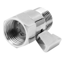 Vanne d'arrĂŞt de douche G1/2, 10 kg, brillant, 3,8 cm