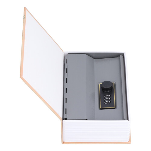 Cassaforte a libro simulato 18x11,6x5,5 cm 440 g Argento 1