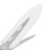 4 pezzi di barrette per capelli bianche 5,5x1,8 cm senza pieghe 3