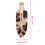 Clip per capelli a becco d'anatra con stampa leopardata 6  1,9 cm 10