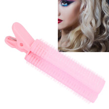 Clip per capelli soffice 11.3x2.8x2.8 cm Arricciacapelli a onde rosa