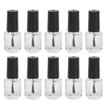 10 pezzi di bottiglie di smalto per unghie trasparenti da 5 ml 5,5x2,2 cm