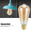 Lampadina LED E27 4W 13,5x7 cm Luce calda 220V 220 lm 8