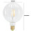 G125 4W 17,5x13x13 cm lampadina trasparente E27 11