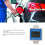 Indicatore di flusso digitale 1 pollice ABS 10-120 L/min 8