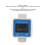 Indicatore di flusso digitale 1 pollice ABS 10-120 L/min 11