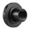 1.25-T2- Bague d'adaptation, Noir, 6,4  4,5  3 cm, 71 g 6