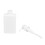 3 flacons-pompes blancs de 150 ml, 127  55 mm, kit de voyage 12
