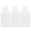 3 flacons-pompes blancs de 150 ml, 127  55 mm, kit de voyage 2
