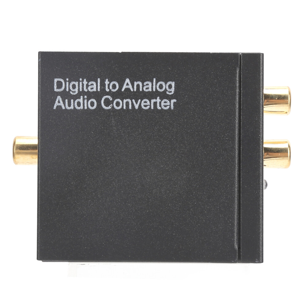 3.5mm Audio Adapter Digital Optical Coaxial to Analog RCA L R Converter for Home Professional Audio Switching(Host USB Cable Optical Cable