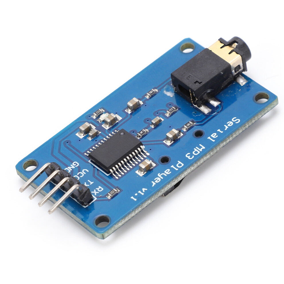 Serial Mp3 Player Module Support Wav Electronic Accessories With Adjustable Volume 4911322618094